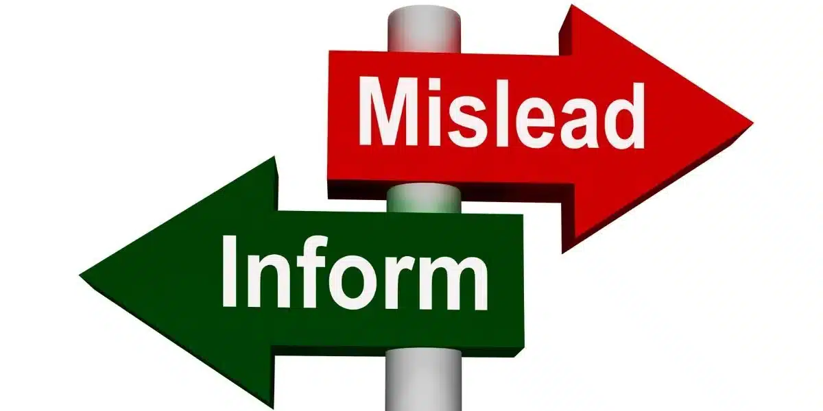 inform and do not mislead